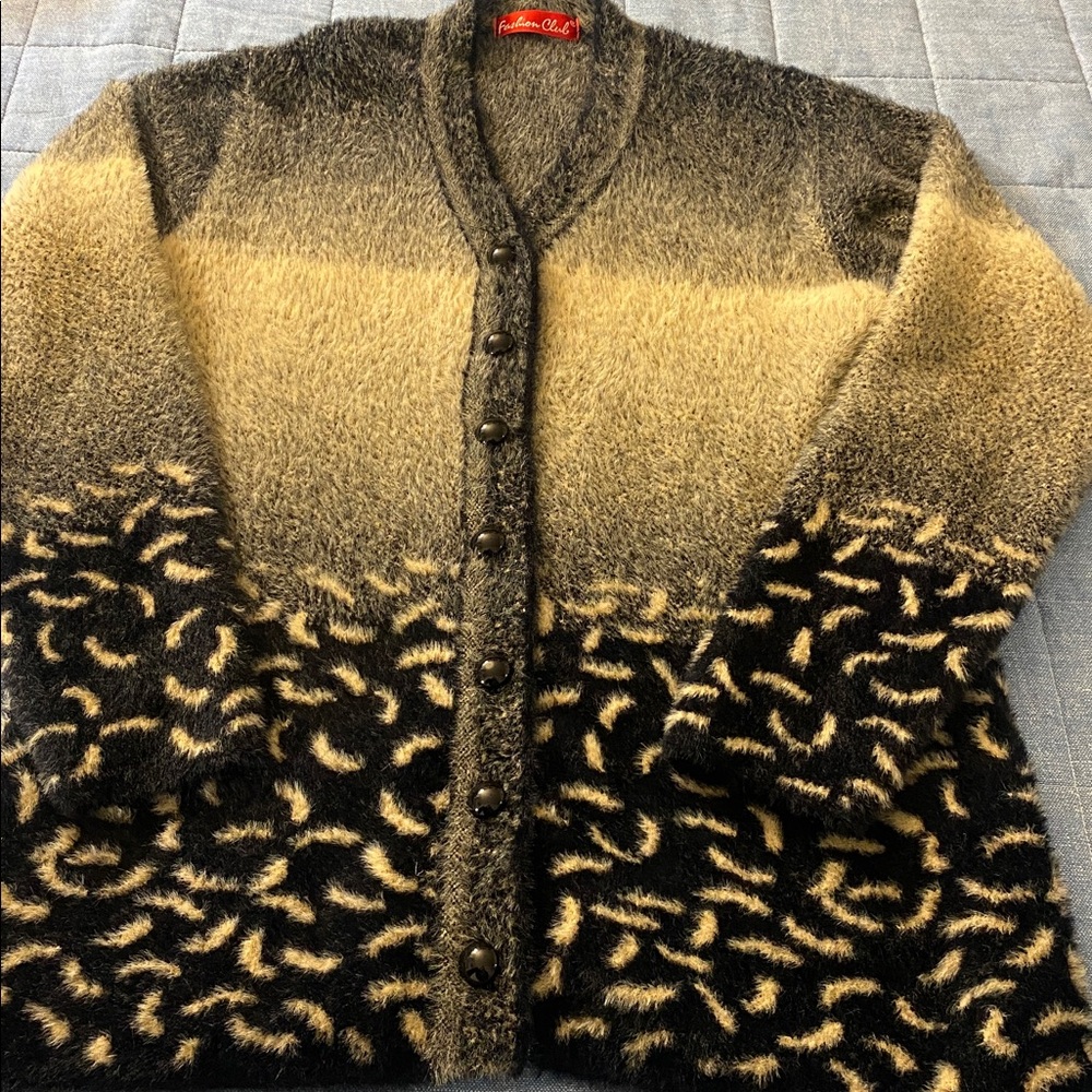 Fashion Club Super Soft  Furry Cardigan